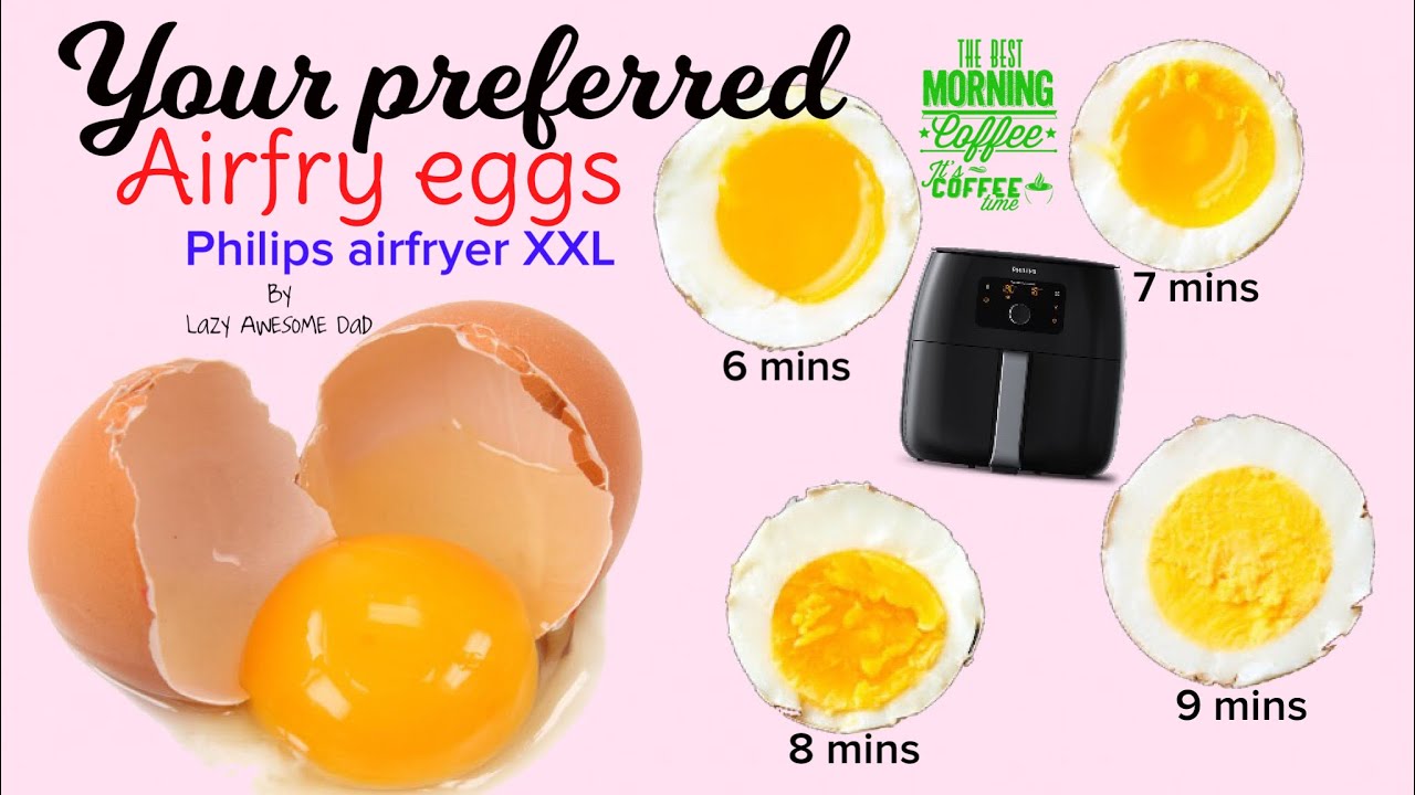 Your perfect airfry egg in Philips AirFryer XXL Avance - How to air fry eggs