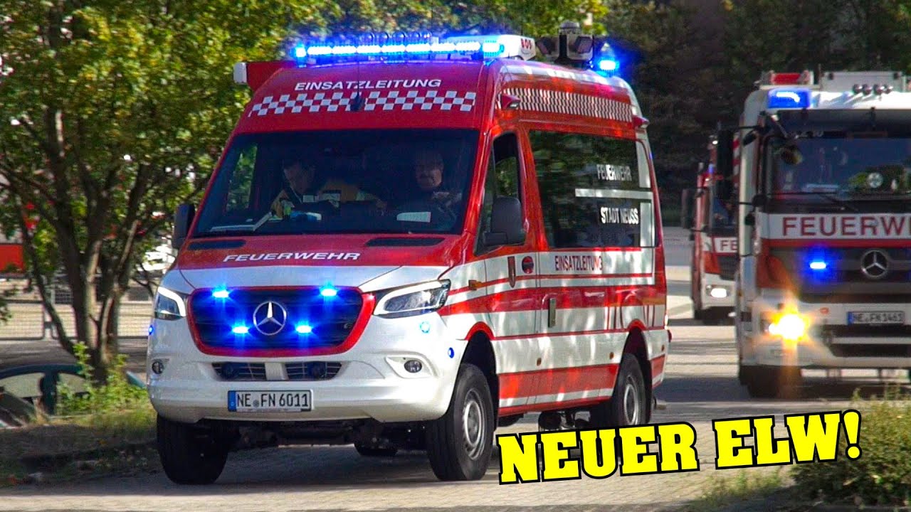 [NEUER ELW!] - Löschzug Feuerwehr Neuss & weitere Einsatzfahrten
