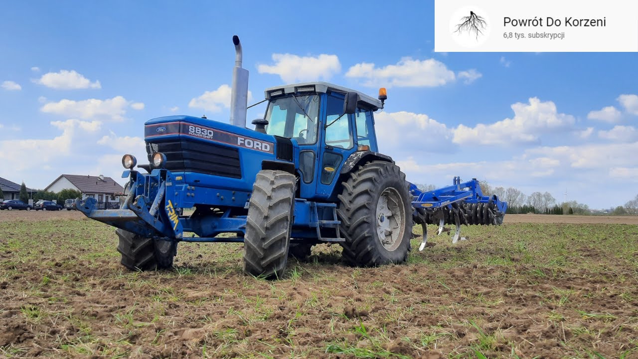 Sobotnia praca z ford-em 8830 i New Holland-em STC 300RS
