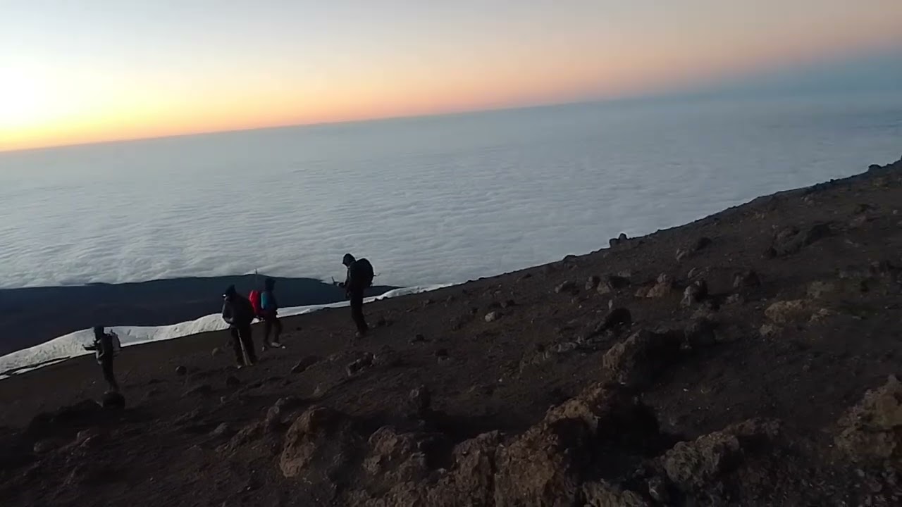 A peàk of Kilimanjaro mountain