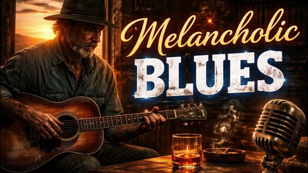 Melancholic Blues 🖤🎸🌧️