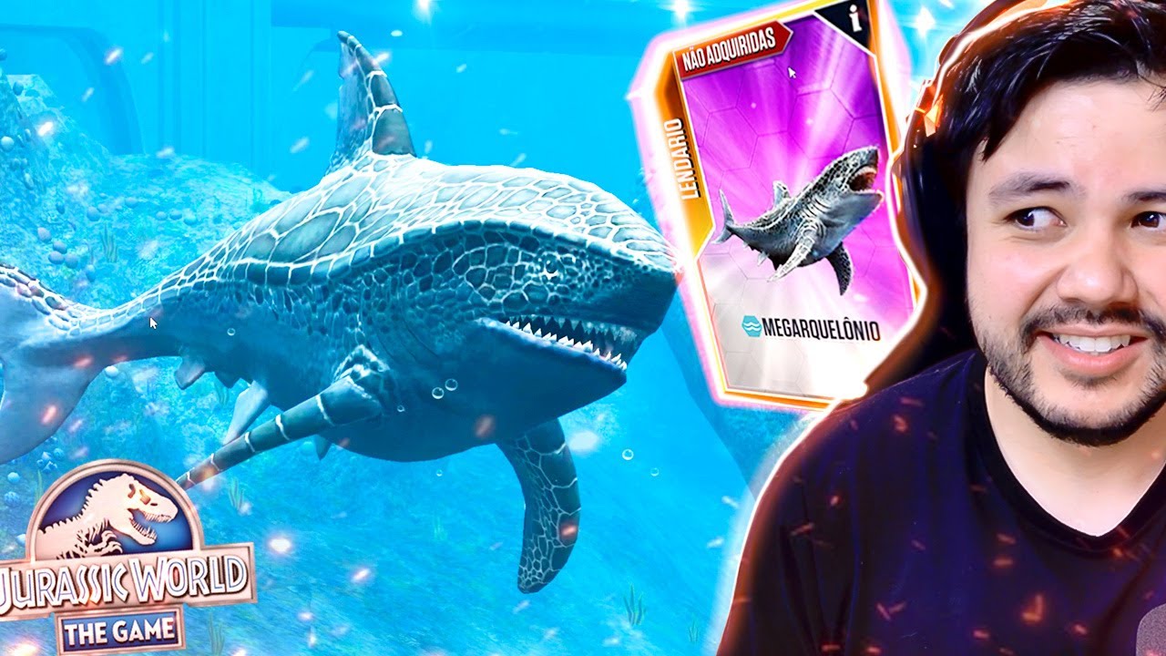 JURASSIC WORLD - Meu Primeiro Híbrido Aquático! MEGARQUELÔNIO!