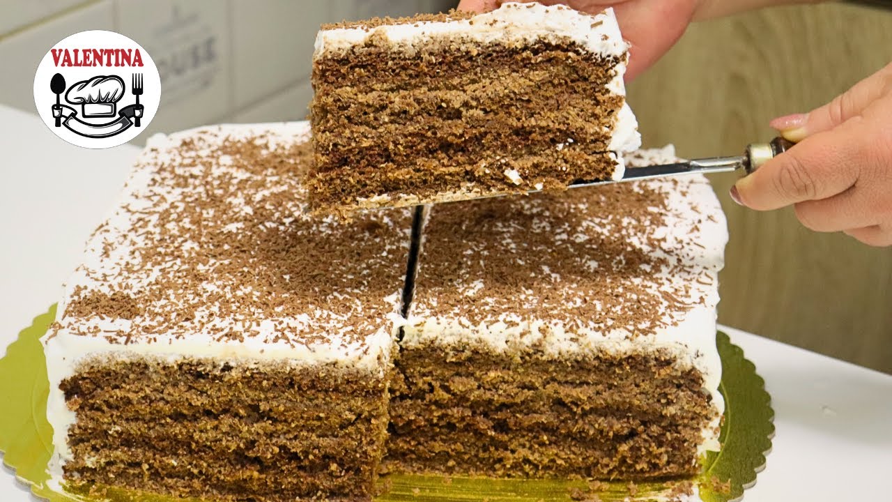 HIT-Torta od 4 jaja💥Šerpa torta-Kutlača torta,prelivena torta💥Još jedan RECEPT IZ MAJKINE BELEŽNICE❗