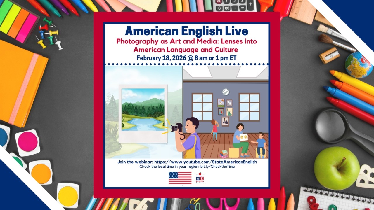 AE Live 24.2 - Photography as Art and Media: Lenses into American Language and Culture