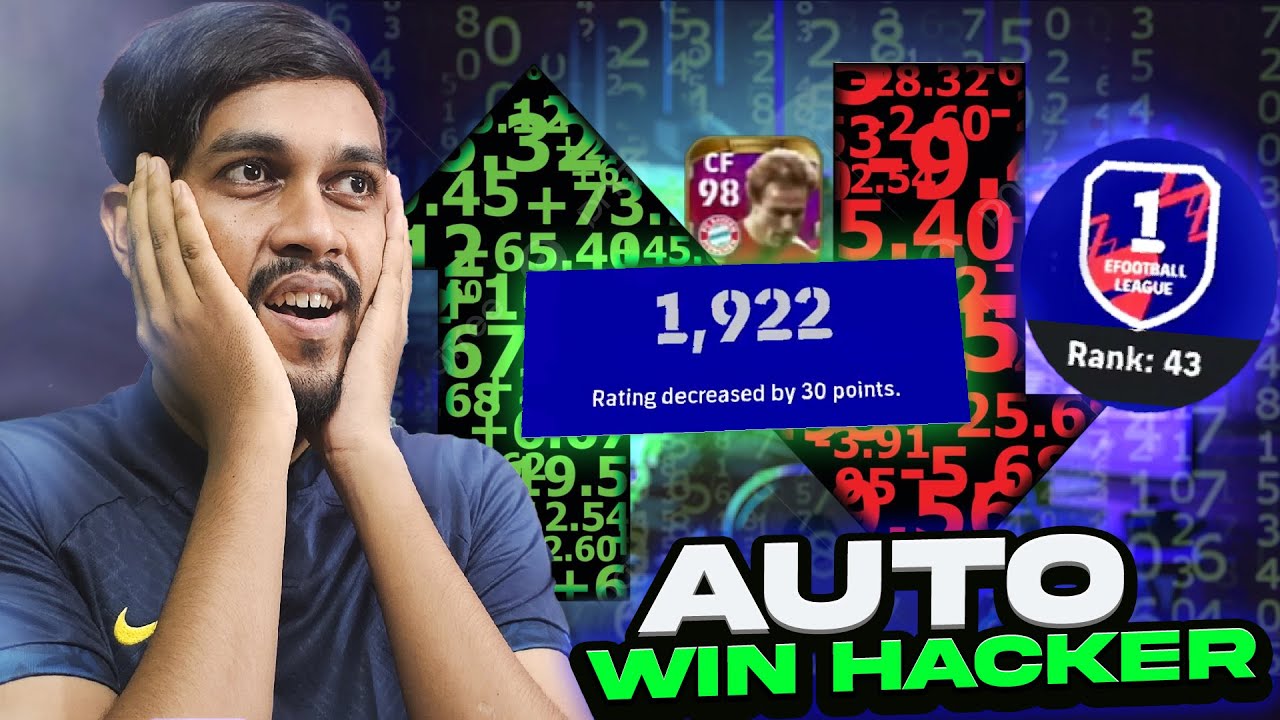 When You Match Against AUTO-WIN Hacker in eFootball24 Mobile😡