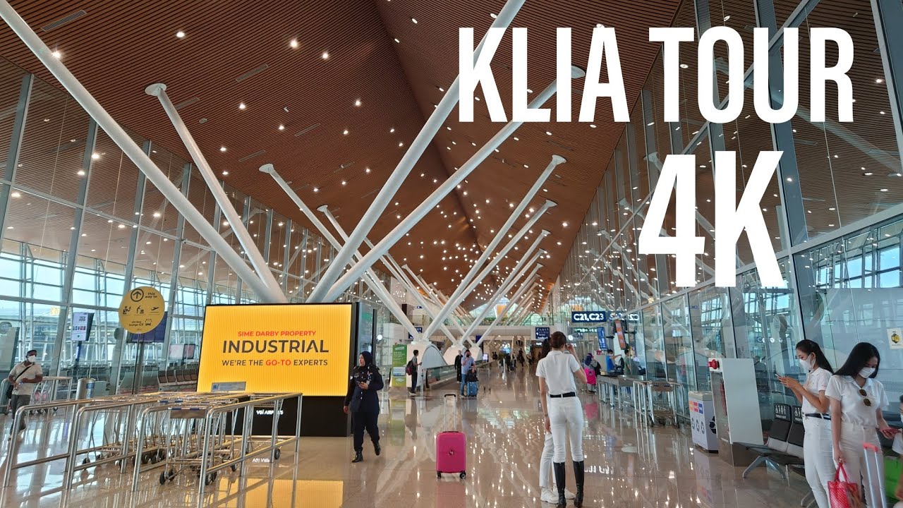 4K | Airport Tour | Kuala Lumpur International Airport (KLIA)