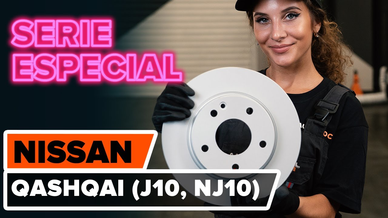 Cómo cambiar los discos de freno delantero en NISSAN QASHQAI (J10, NJ10) [VÍDEO TUTORIAL DE AUTODOC]