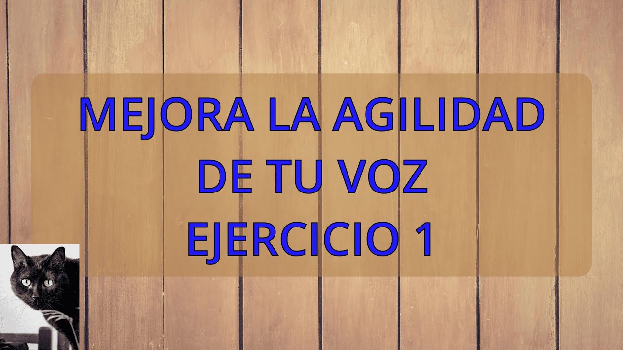 ENTRENA TU VOZ - VOCALIZACIÓN EN 3 TIEMPOS DIFERENTES