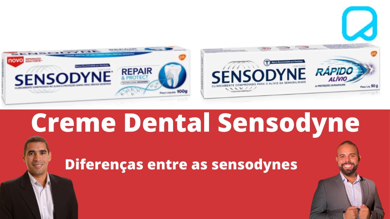 Creme Dental Sensodyne (diferenças entre as sensodynes) @dr.alexguedes @SensodyneBR