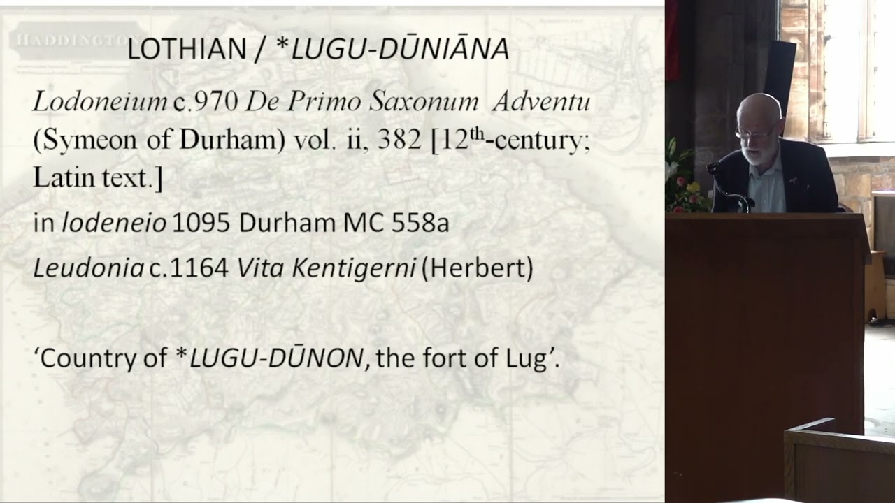 The historical significance of the place-names of East Lothian