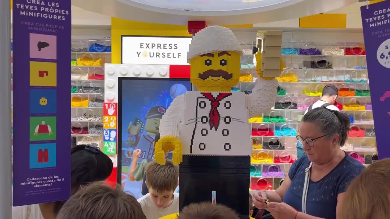 BARCELONA SPAIN 🇪🇸 LEGO SHOP