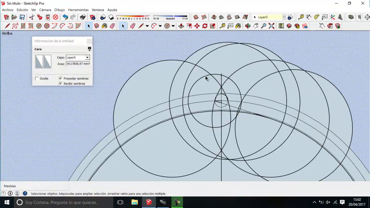 Modelado de rueda dentada helicoidal con SketchUp Parte 2