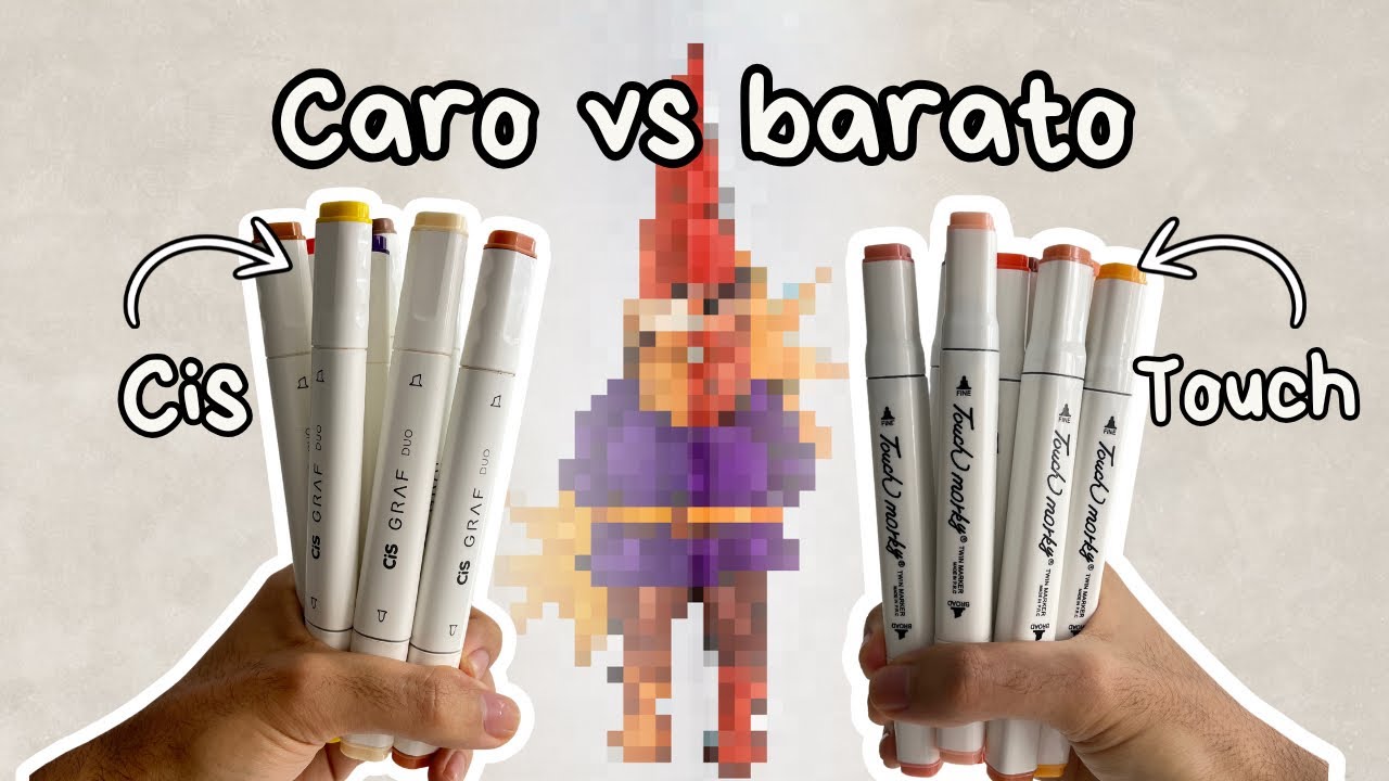 Caro vs Barato ✸ Marcadores Cis vs Touch Marky (da shopee)