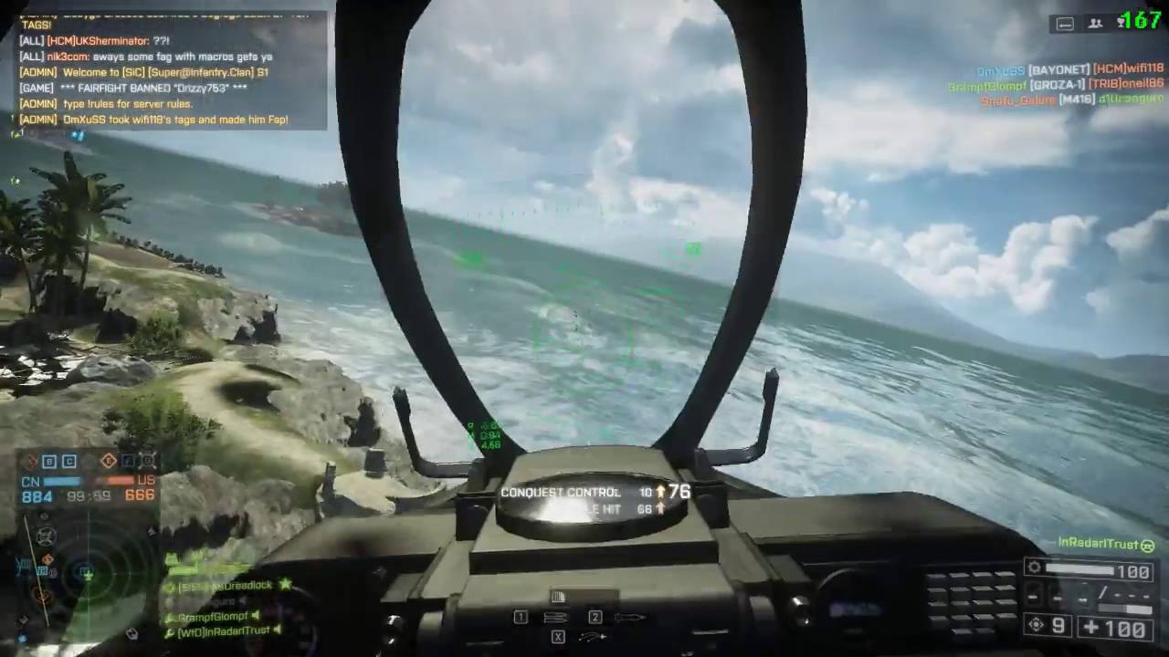 Battlefield 4 [PC] Flawless 52-0 Pro Jet Gameplay on Nansha Strike (Naval Strike DLC)