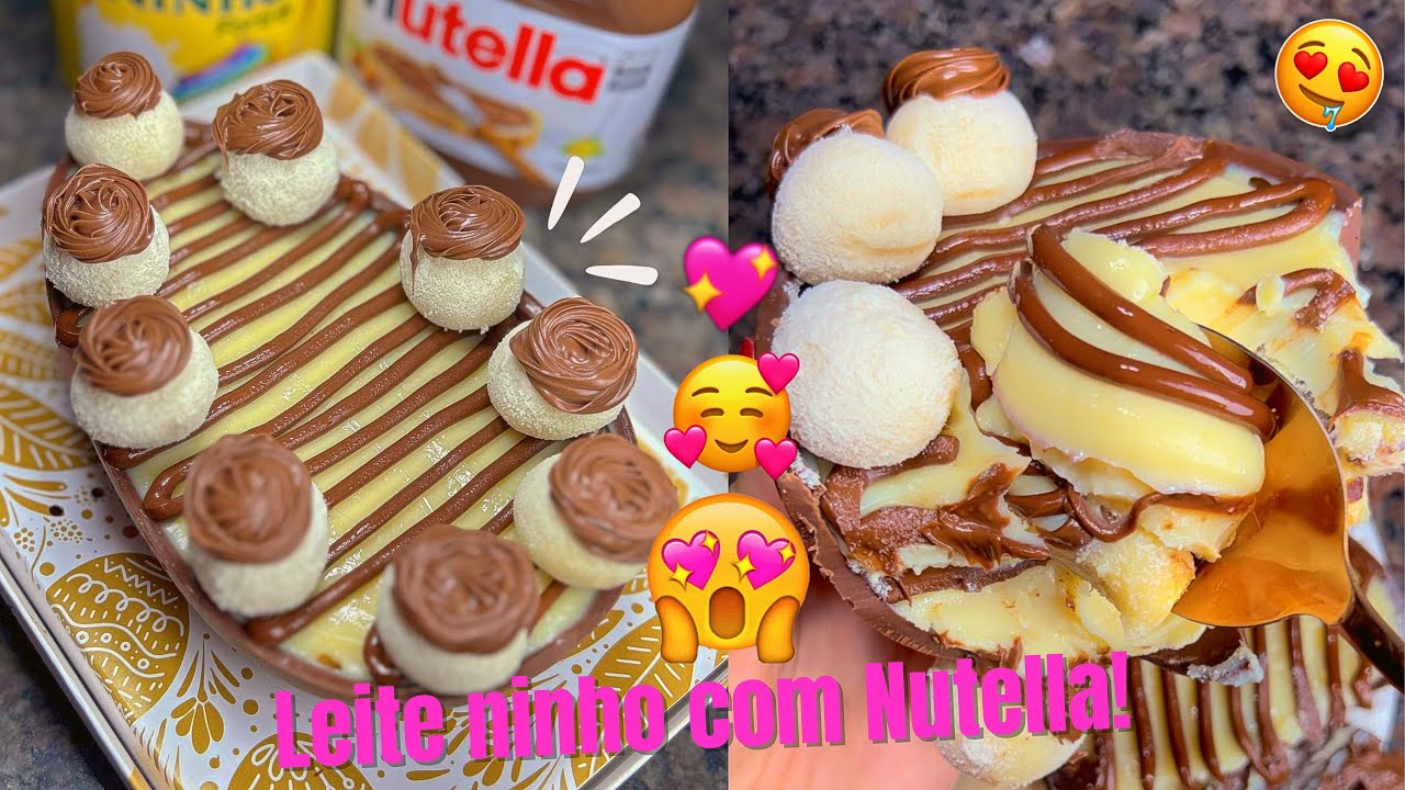 OVO DE COLHER DE LEITE NINHO COM NUTELLA | FAÇA E VENDA | OVO DE PÁSCOA 🍫🐰😋🥰