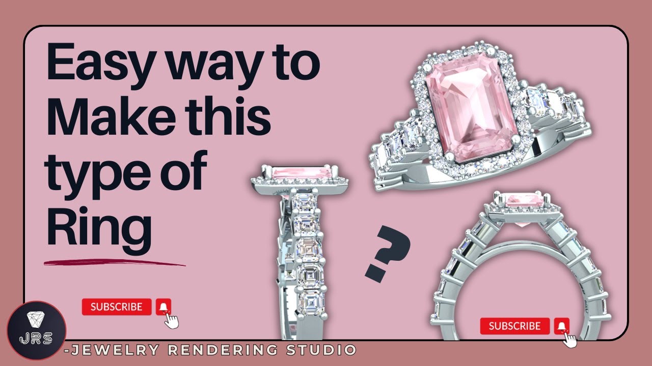 How to make this type of ring | इस प्रकार की अंगूठी कैसे बनाएं ?||#ring #tutorial #3dmodeling