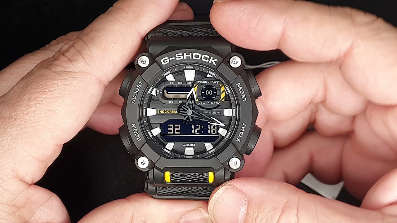 CASIO G-SHOCK GA-900-1A (AJUSTES)
