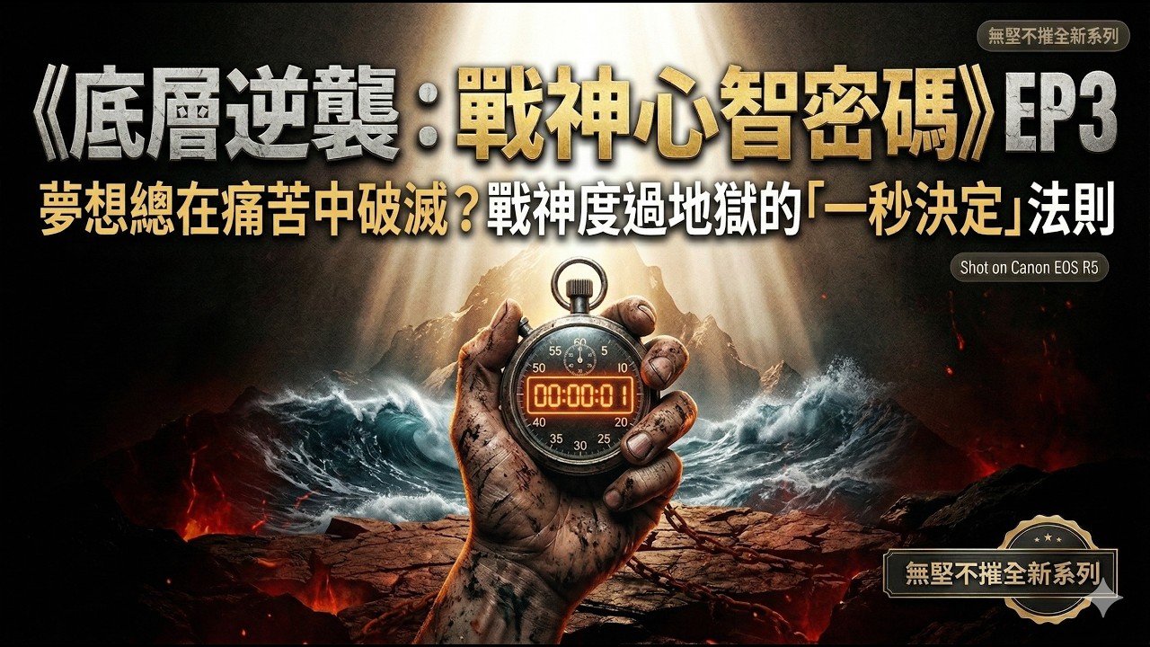 底層逆襲：戰神心智密碼 EP3 - 夢想總在痛苦中破滅？海豹部隊熬過地獄的「一秒決定」法則