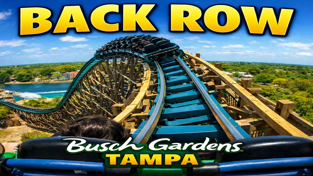 Iron Gwazi BACK ROW POV | Busch Gardens Tampa