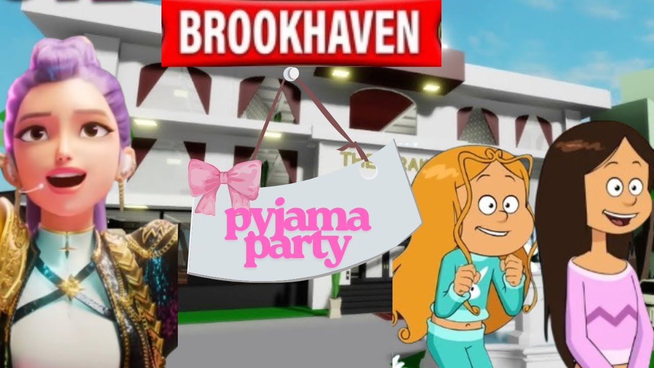 Les Sisters : Wendy et Marine organisent une soirée pyjama avec Rumi sur brookhaven rp