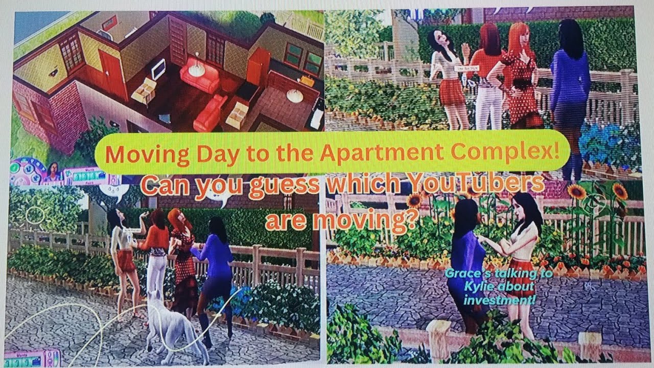 Sims 2 Cozy play: Moving 6 YouTubers to the Apartment Complex!Can you guess who? #fyp #sims2 #gaming