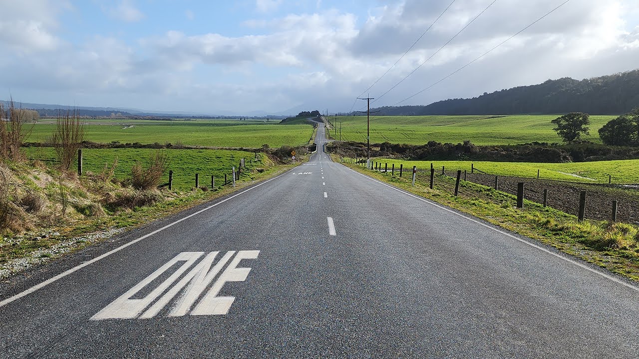 Roadtrip Archive 228 - Motueka to Blackball - New Zealand - Driving Timelapse