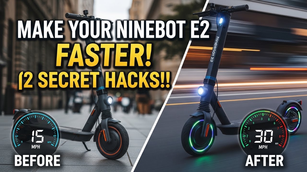 Make Your Ninebot E2 Faster NOW (Using These 2 Simple Hacks!)