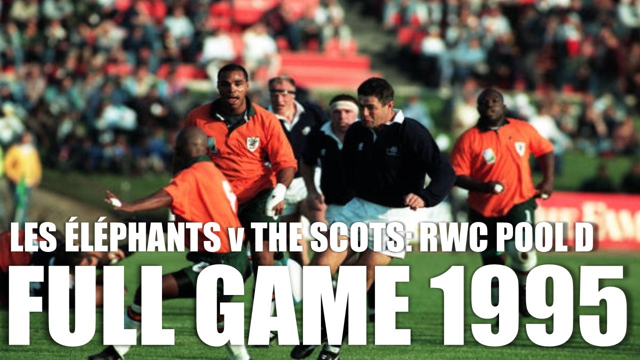 Ivory Coast v Scotland | 1995 Rugby World Cup | Pool D | Full Game