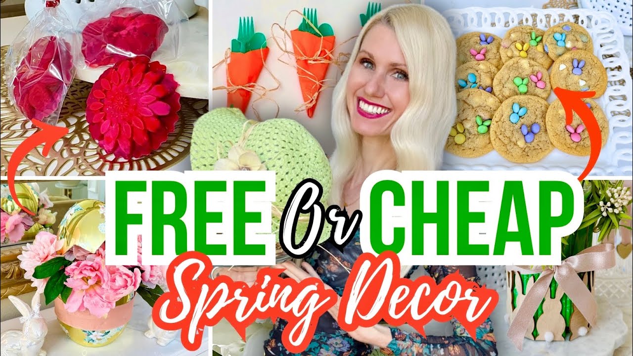*FREE Or CHEAP* SPRING DECOR! ZERO-COST DIY DECOR That WOWS!