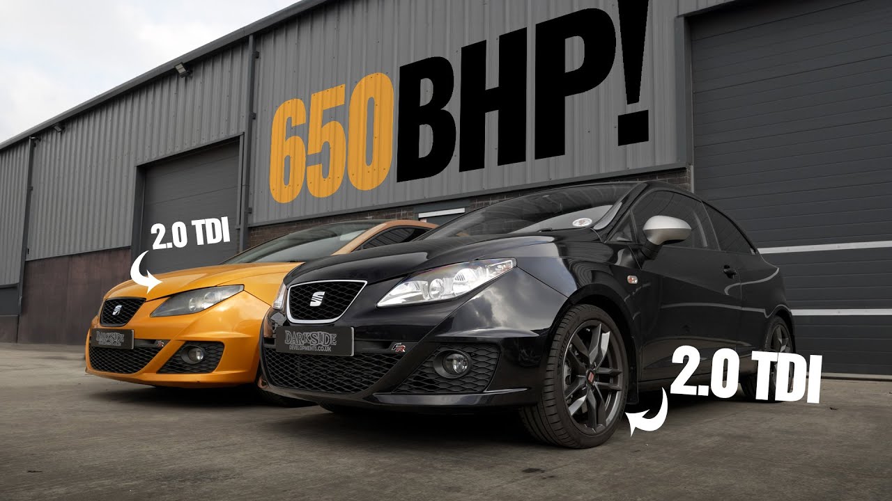 DOUBLE TROUBLE!! 😈😈 650bhp 2.0 CR Seat Ibizas Diesels *combined*