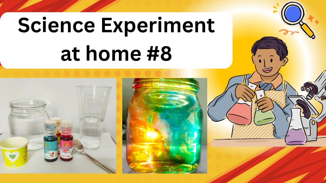 Colour rain experiment|SURFACE TENSION DENSITY AND DIFFUSION EXPERIMENT| Science experiment for kids