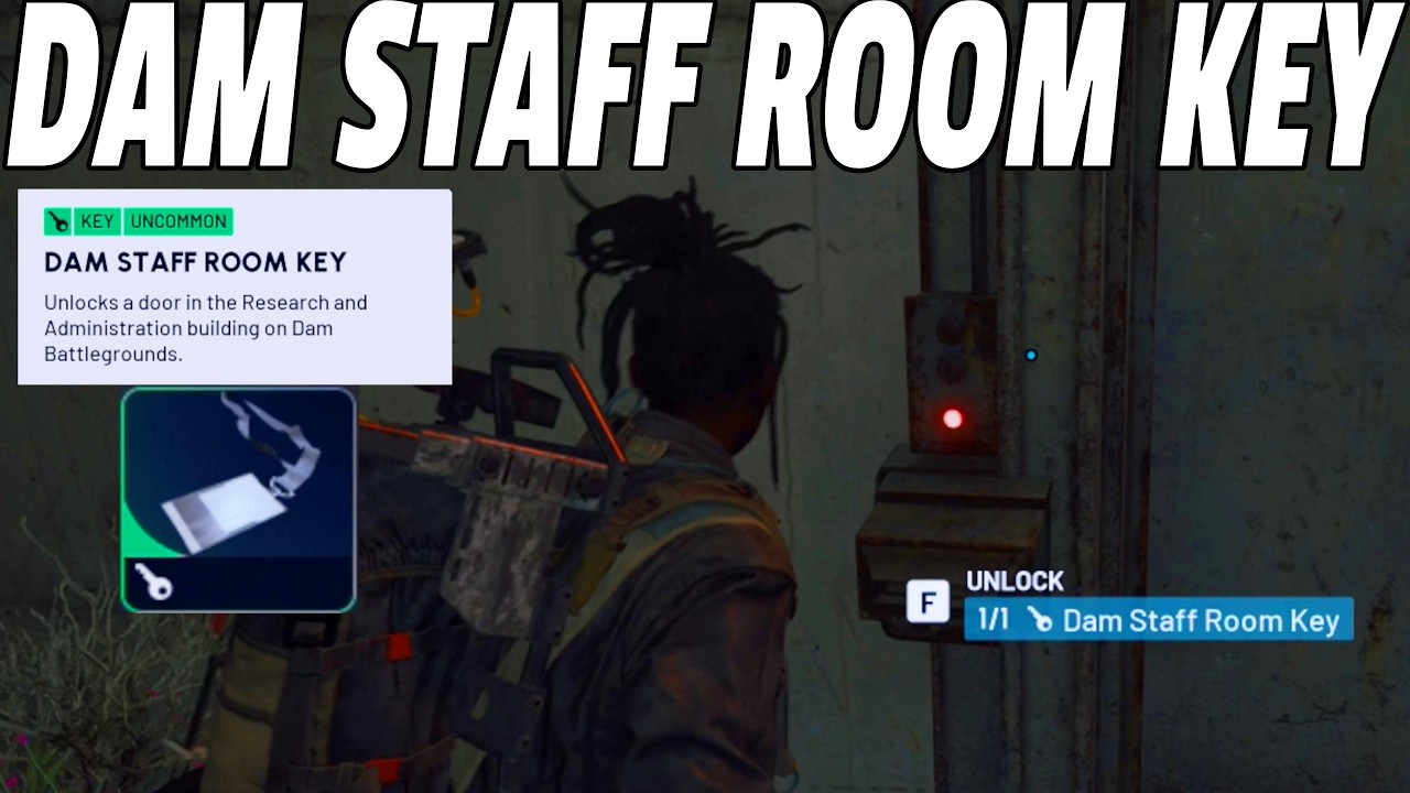 DAM BATTLEGROUNDS STAFF ROOM KEY LOCATION GUIDE - Arc Raiders