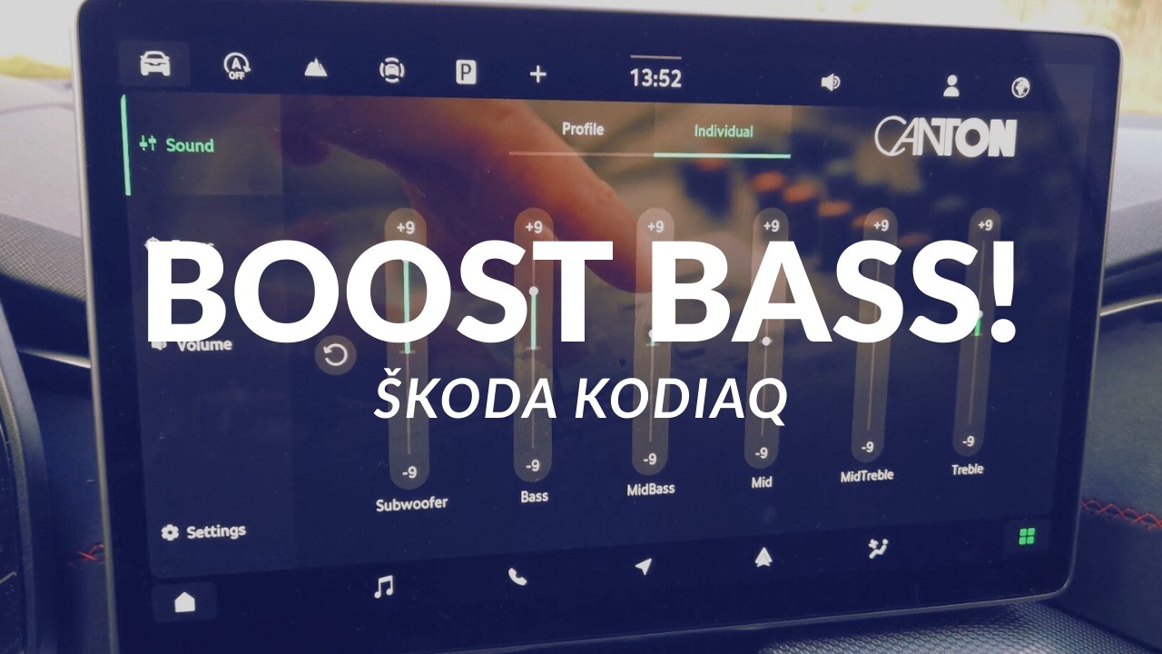 How to Adjust Sound Settings & Subwoofer in Škoda Kodiaq (Step-by-Step Tutorial)