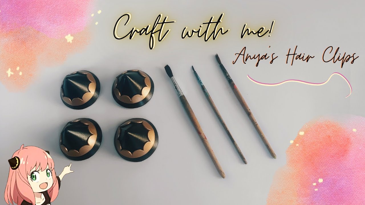 Making Anya's Hair Clips - Spy x Family Cosplay - Craft With Me