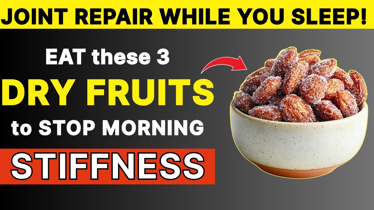Seniors: The Midnight Repair: 3 Dry Fruits That "Cool Down" Joint Inflammation While You Sleep!