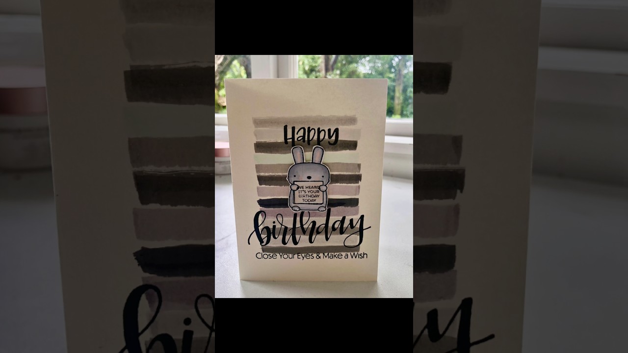 Handmade birthday card for kids 