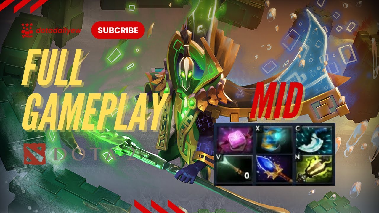 FULL GAME RUBICK MID DOTA 2 patch 7.40b