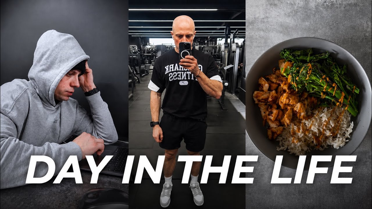 DAY IN THE LIFE / Being an Online Coach, Training, PT Sessions, Hyrox Classes & Being Daddy ...