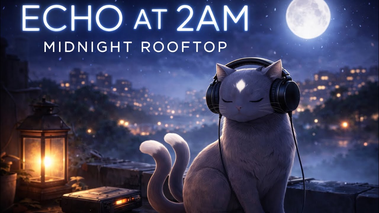 Rooftop After Midnight 🌙 | Calm Lo-Fi Beats for Deep Focus & Night Drives (30 Minutes)
