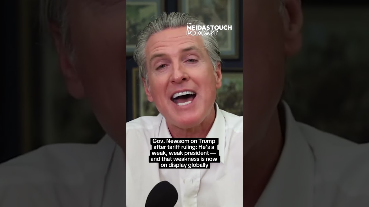 Newsom Reacts to Trump Tariff LOSS: He's a weak, weak president