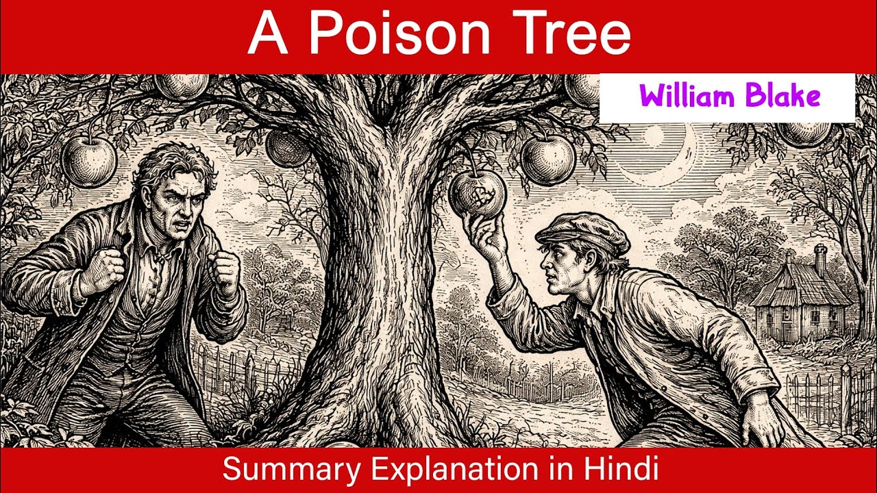 A Poison TreeBY WILLIAM BLAKEIn hindi summary explanation // A Poison TreeBY WILLIAM BLAKE