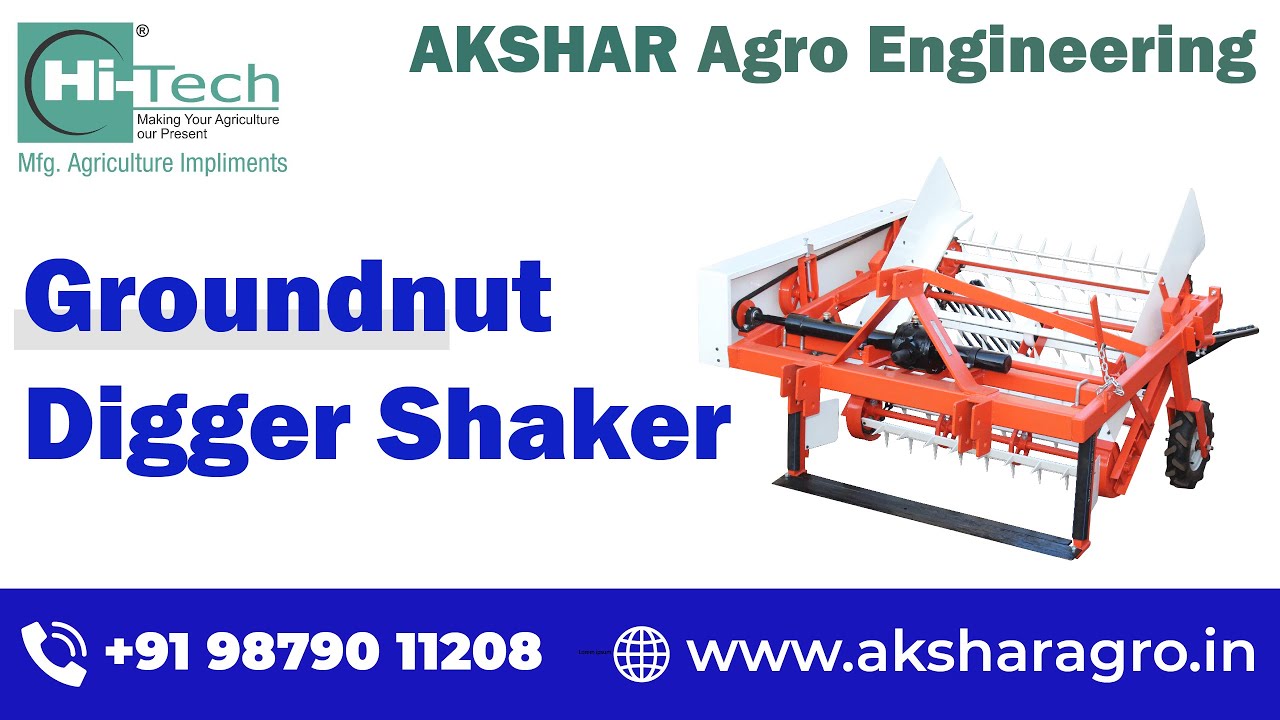 Groundnut Digger Shaker by Akshar agro  Engineering Rajkot - Best seller