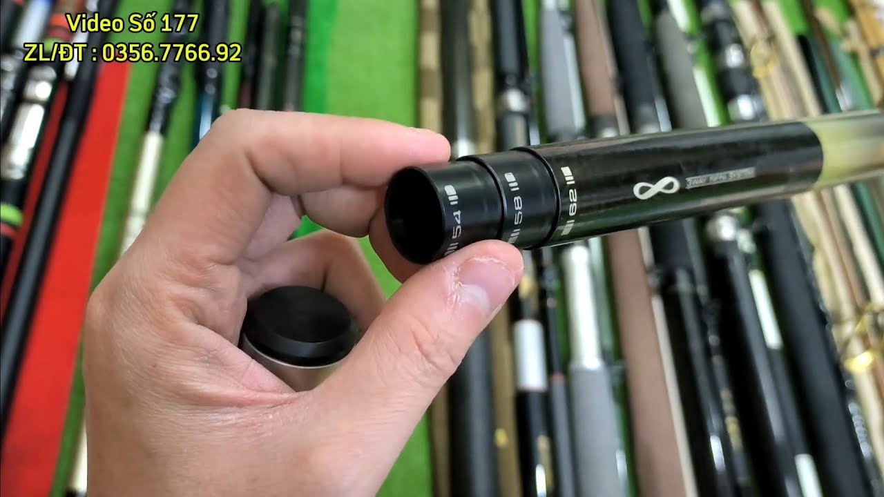 Video Số 177 : Cần Tay Zoom 3 Nissin Japan - Cần Ráp Khúc Câu Sông, Hồ, Câu Biển 
