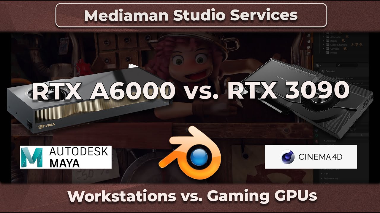 Какая видеокарта лучше: A6000 или RTX 3090. Правда о рендеринге: видеокарты для рабочих станций и...