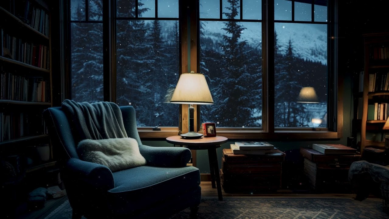 Heavy Snow Storm Sleep Sound, Icy Howling Wind & Loud Blowing Snow, Nature Sounds to Sleep & Relax