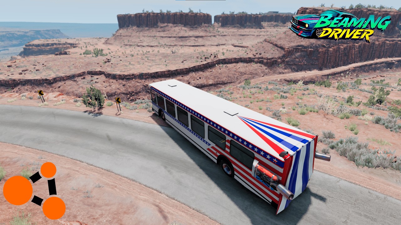 Cars from the cliff  ӏ BeamNG.drive 🚙
