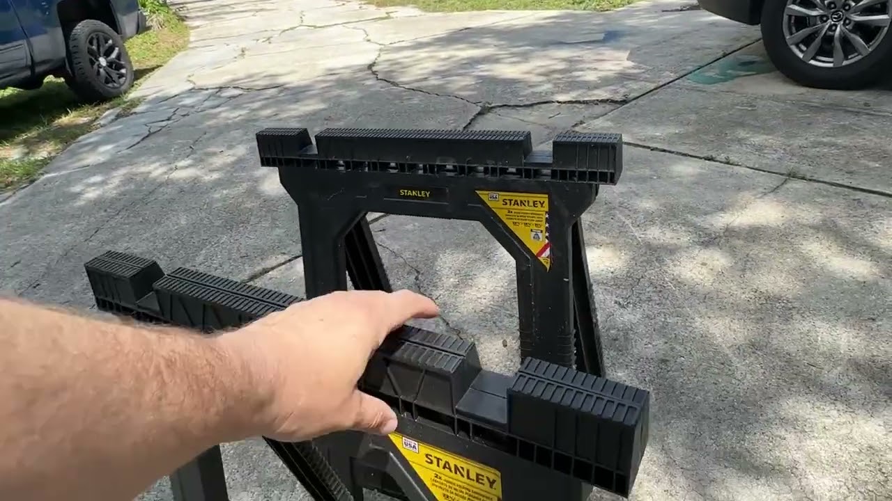 STANLEY Folding Junior Work Bench Saw Horse Twin Pack - How Sturdy & Durable Are These Horses?