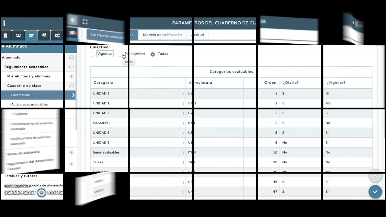 Curso 2021-22 - Cuaderno de clase en FP - Configuración de los Parámetros
