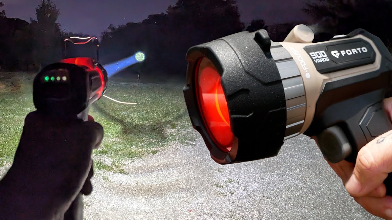 FORTO Adjustable Spotlight w/ Red Filter - Unboxing & Review