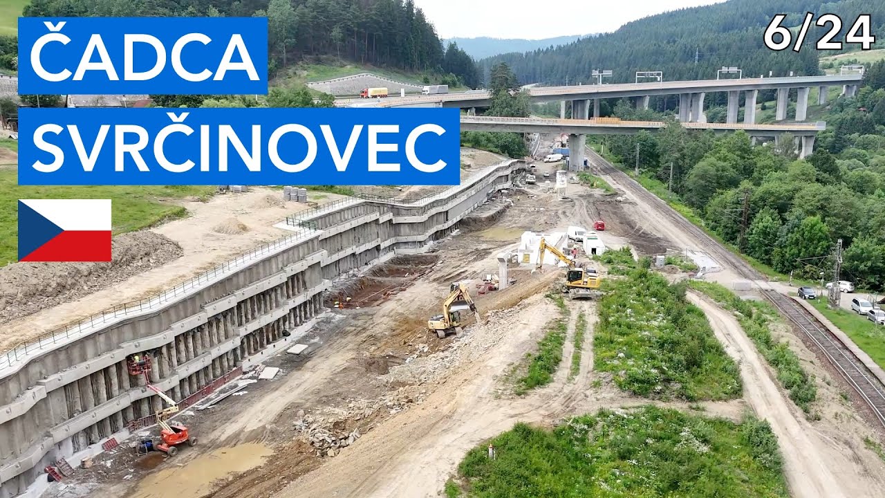 Modernizácia koridoru Čadca - Svrčinovec - št. hranica ČR/SR (jún 2024)